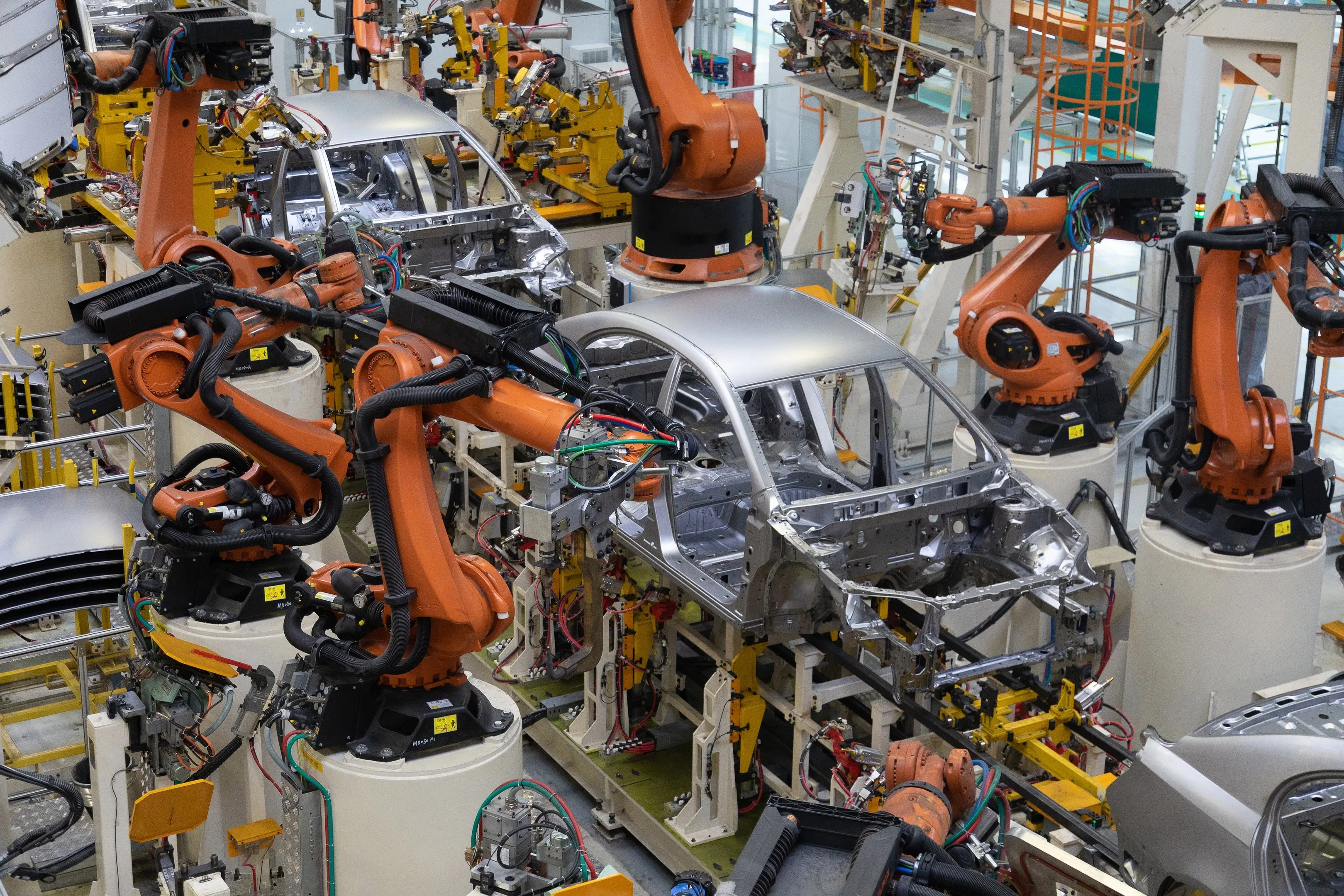 Automated automotive assembly line